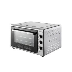 60 Lt. Çift Camlı Turbo İç Aydınlatmalı Zaman ve Isı Ayarlı Mini/Midi Fırın - 1
