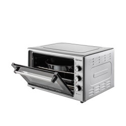 60 Lt. Çift Camlı Turbo İç Aydınlatmalı Zaman ve Isı Ayarlı Mini/Midi Fırın - 3